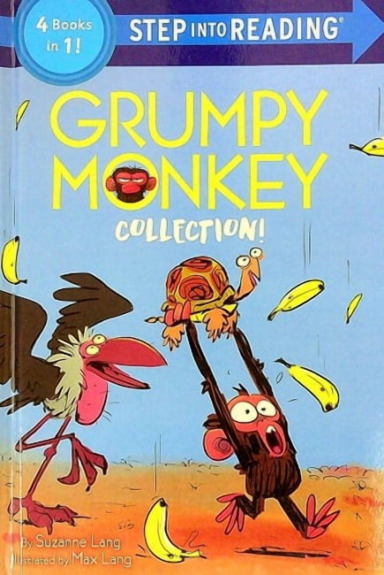 Step Into Reading, Grumpy Monkey Collection, 4 Books in 1, Level 2