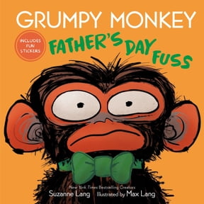 Grumpy Monkey Father's Day Fuss: Includes Fun Stickers! (Hardcover)