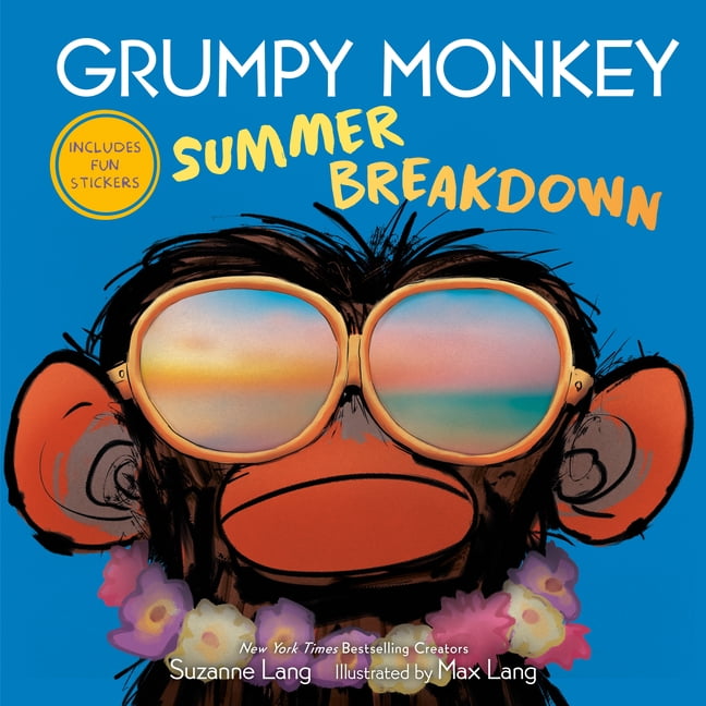 Grumpy Monkey Grumpy Monkey Summer Breakdown: Includes Fun Stickers!, (Hardcover)
