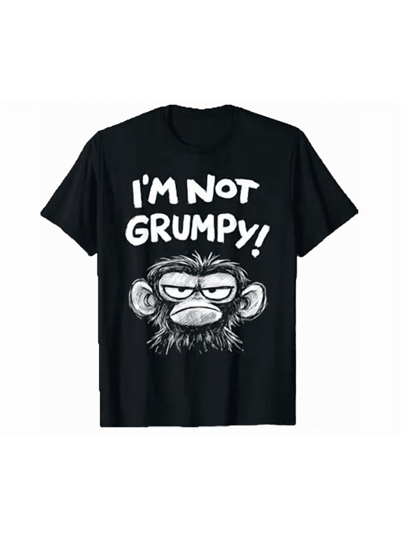 Grumpy Monkey I'M Not Grumpy Funny Retro Vintage Shirt Hot Trending Shirt, Vintage Birthday Gift
