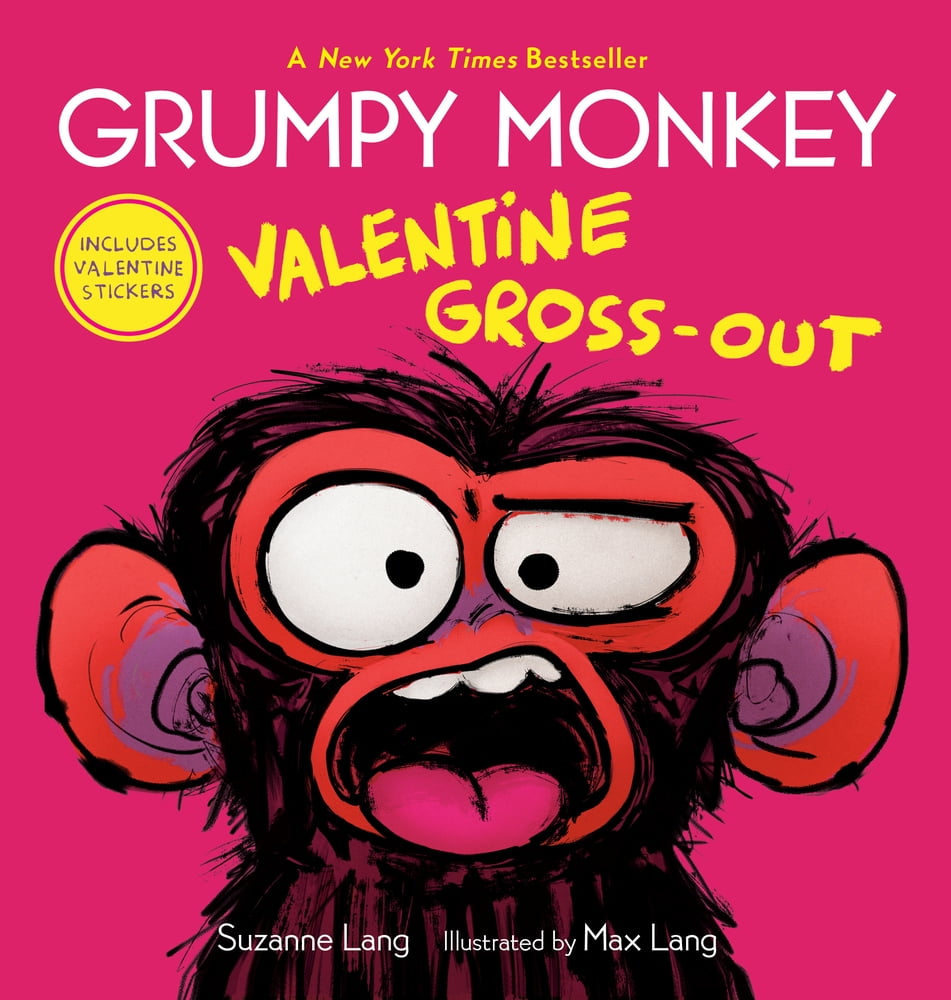 Pre-Owned Grumpy Monkey Valentine Gross-Out: Includes Valentine Stickers (Hardcover) 0593486927 9780593486924