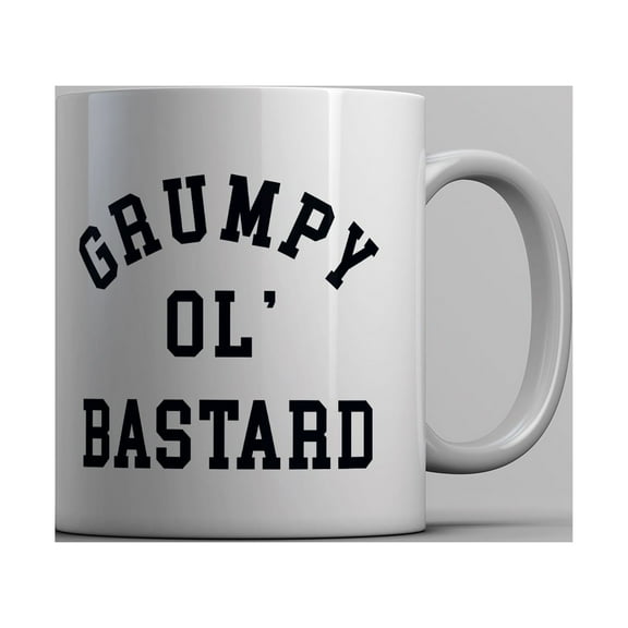 Grumpy Ol Bastard Mug Funny Cranky Grouchy Old Joke Novelty Cup