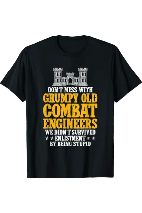 Grumpy Old Combat Engineer Sapper Saps T-Shirt