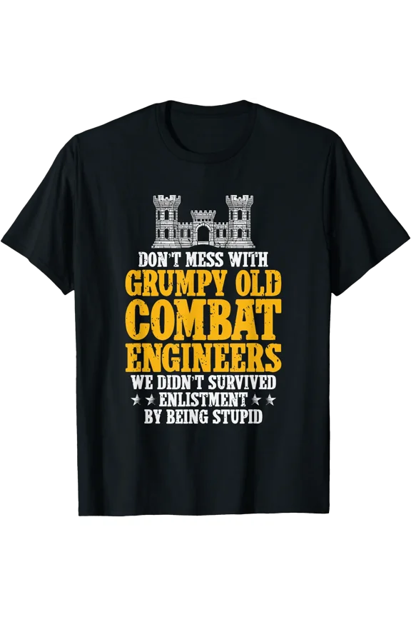 Grumpy Old Combat Engineer Sapper Saps T-Shirt