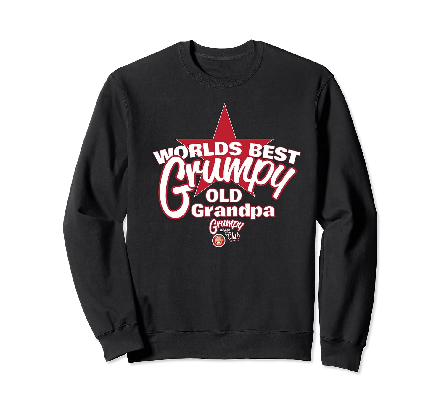 Grumpy Old Grandpa Graphic Sweatshirt - Walmart.com