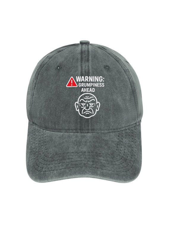 Grumpy Old Gray Baseball Cap 100% Cotton Hats for Men Hats for Women