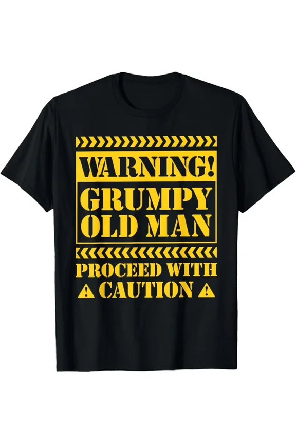 Grumpy Old Man Fathers Day Design T-shirt