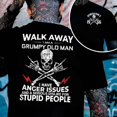 thumbnail image 1 of Grumpy Old Man Gen X Custom Year Badass Generation X Comfort Colors T-Shirt - 100% Cotton Unisex Long Sleeve Graphic Tee, 1 of 5