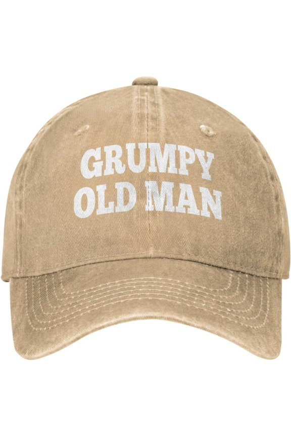 Grumpy Old Man Hat Women Dad Hats Trendy Cap