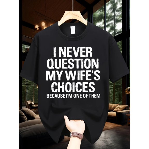 Grumpy Old Man Pattern Print Men's T-shirt, Graphic Tee Men's Summer Clothes, Men's Outfits-topaz-enhance