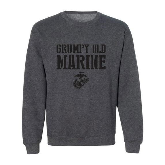 Grumpy Old Marine Crewneck Sweatshirt