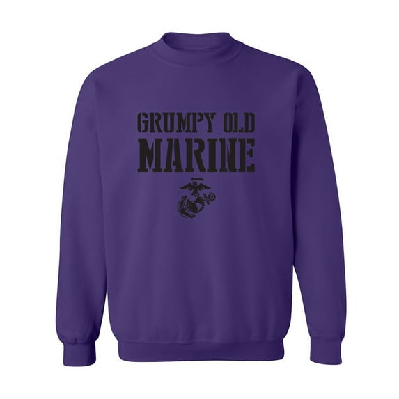 Grumpy Old Marine Crewneck Sweatshirt