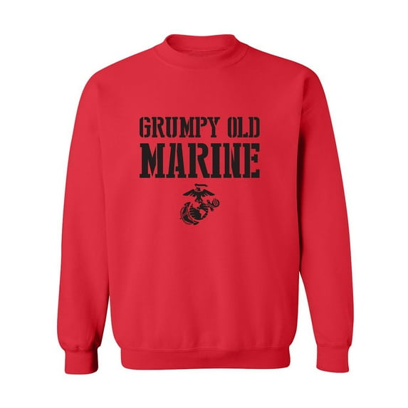 Grumpy Old Marine Crewneck Sweatshirt