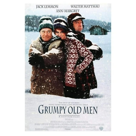 Grumpy Old Men 1993 Movie Wall Art Film Print for Theater Movie Night Room Decor Poster