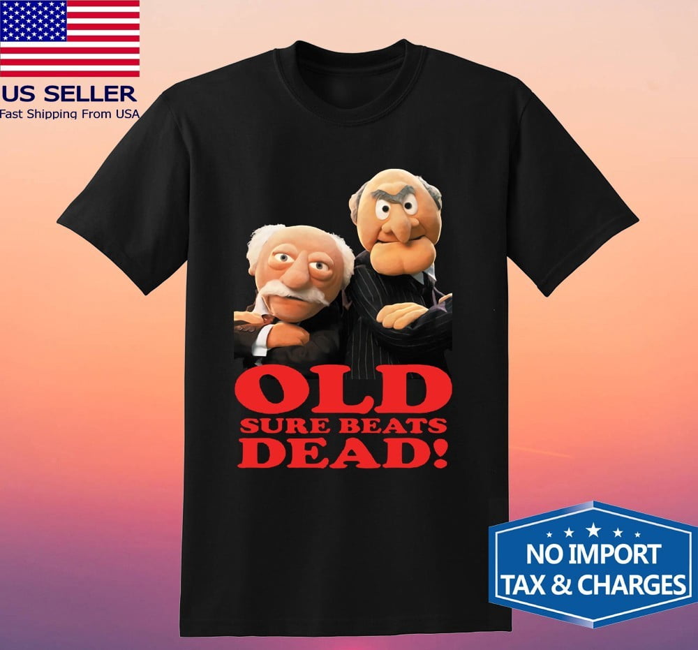 Grumpy Old Men Muppets Black T-Shirt - Walmart.com