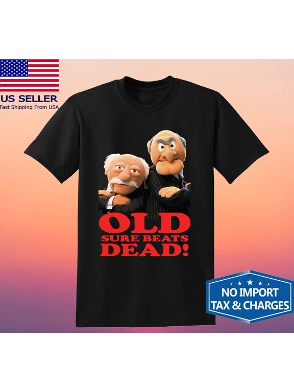 Grumpy Old Men Muppets Black T-Shirt