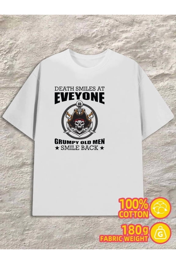 Grumpy Old Men Tee for men 180G 100% Cotton white Vintage Unisex Shirt Graphic tshirts Casual Unisex Shirt Cotton tshirts Fashion Unisex Shirt Short Sleeve tshirts