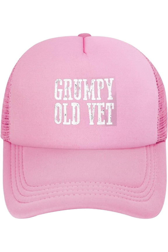 Grumpy Old Vet Baseball Cap Adjustable Classic Vintage Low Profile Washed Polyester Dad Hat for Men
