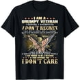 thumbnail image 1 of Grumpy Old Veteran Funny Father's Day T-Shirt, 1 of 3