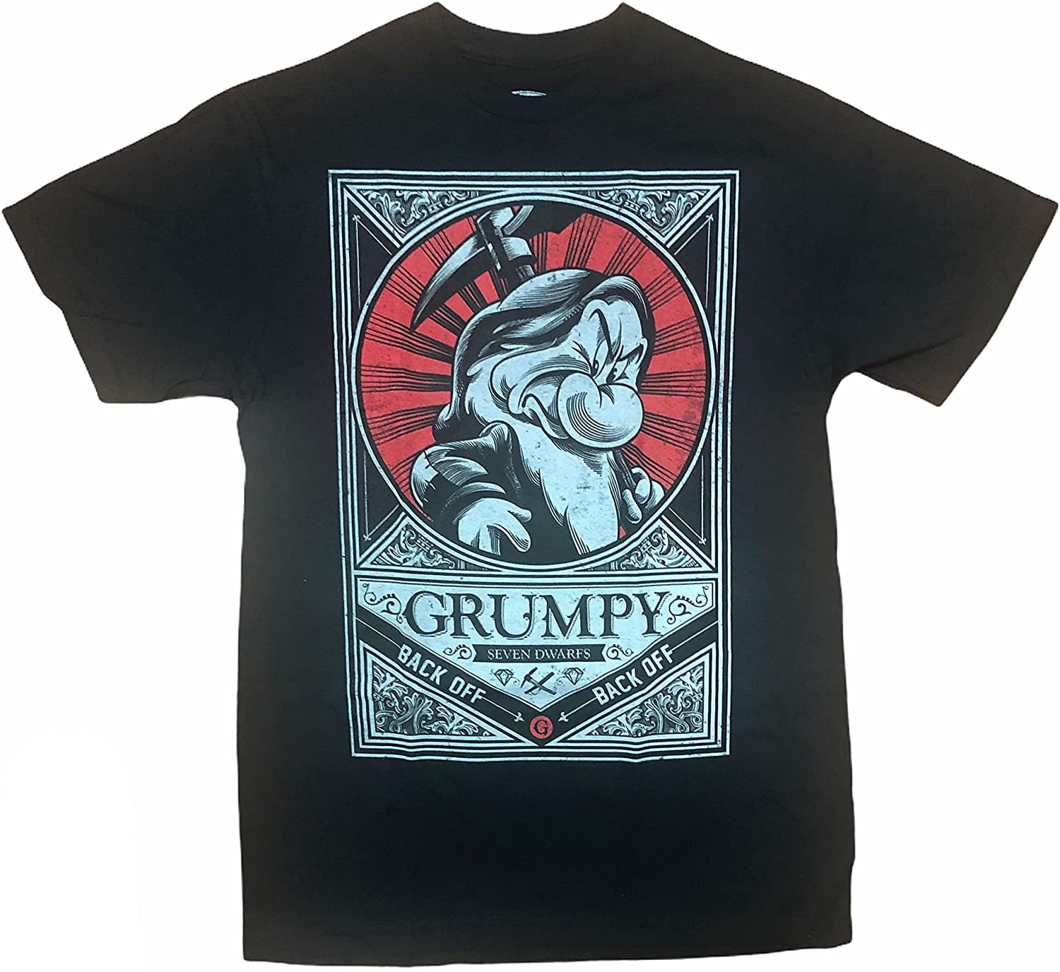 Grumpy Seven Dwarfs Men's Crew Neck T-Shirt - Walmart.com