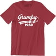 thumbnail image 1 of Grumpy Since 1959 Funny Old Birthday Dad Grandad Uncle 60th Men's T-Shirt, 1 of 4