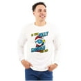 thumbnail image 1 of Grumpy Smurf Jolly Enough Xmas Santa Long Sleeve TShirt Men Women Brisco Brands M, 1 of 6