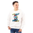 thumbnail image 1 of Grumpy Smurf Jolly Enough Xmas Santa Sweatshirt for Men or Women Brisco Brands M, 1 of 6