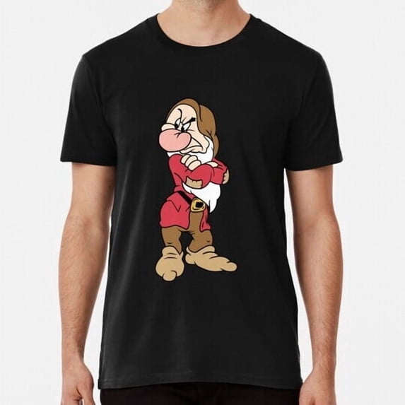Snowing Grumpy Grumpy Snow White And The Seven Dwarfs Size S to 5XL Made in the USA T ...