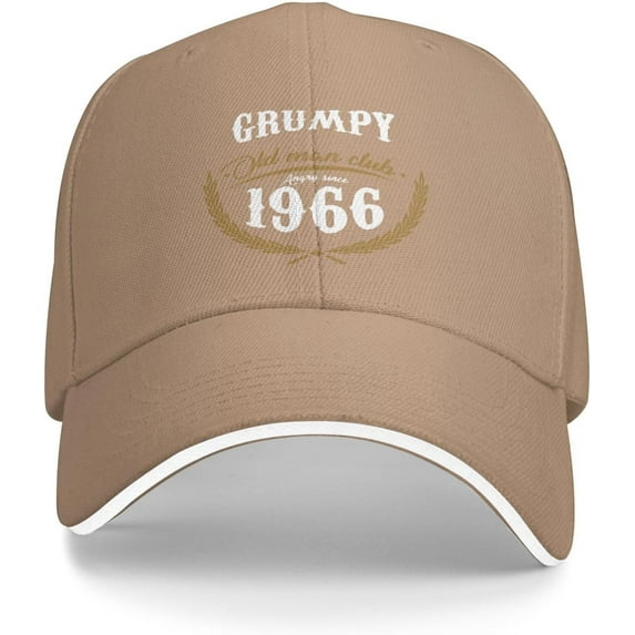 Grumpys Old Man Club Trucker Hat Baseball Cap Funny Outdoor Travel Dad Caps