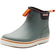 Grundens Men s DECK-BOSS Ankle Boot, Monument Grey, Size US M 8
