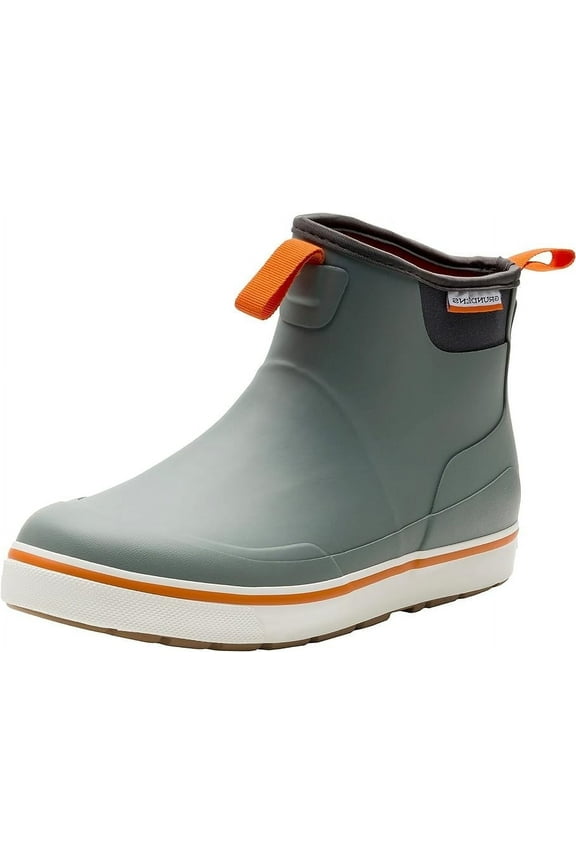 Mens DECK-BOSS Ankle Boot, Monument Grey, Size US M 8