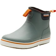 Grundens Men s DECK-BOSS Ankle Boot, Monument Grey, Size US M 9