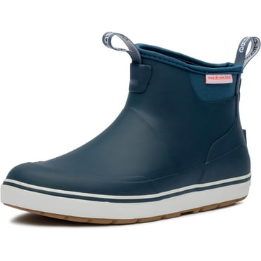 Grundens Men's Deck-Boss Ankle Boot, Navy, Size M 8