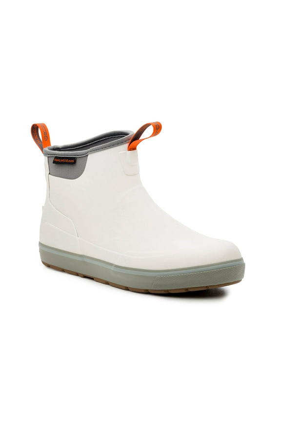 Men's Deck-Boss Ankle Boot, White Sqall, Size US M 8