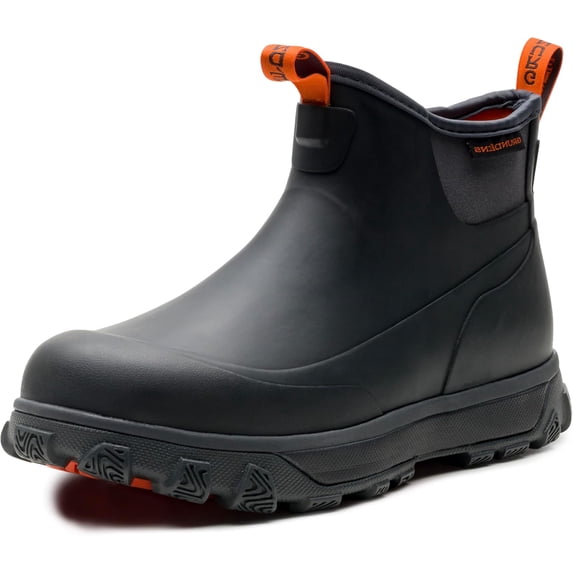 Grundens Men's Deviation 6-Inch Durable Waterproof Ankle Boot, Anchor, Size 13