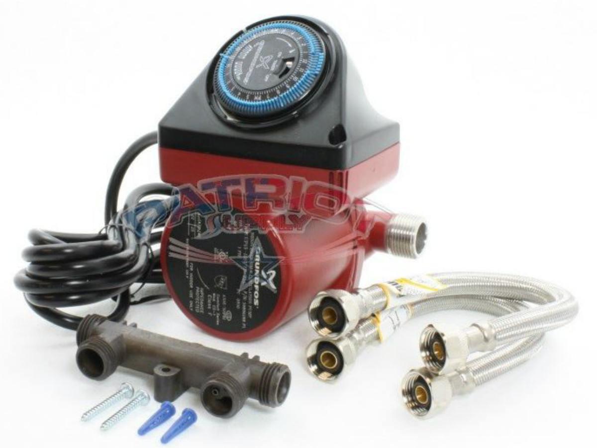 Grundfos 595916 Comfort System Hot Water Recirculation Pump (UP15-10SU7PTLC)  - Walmart.com