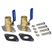 Grundfos 96806132 Dielectric Isolation Valve Set with Ball Valve, 1-1/4 Inch NPT, Bronze