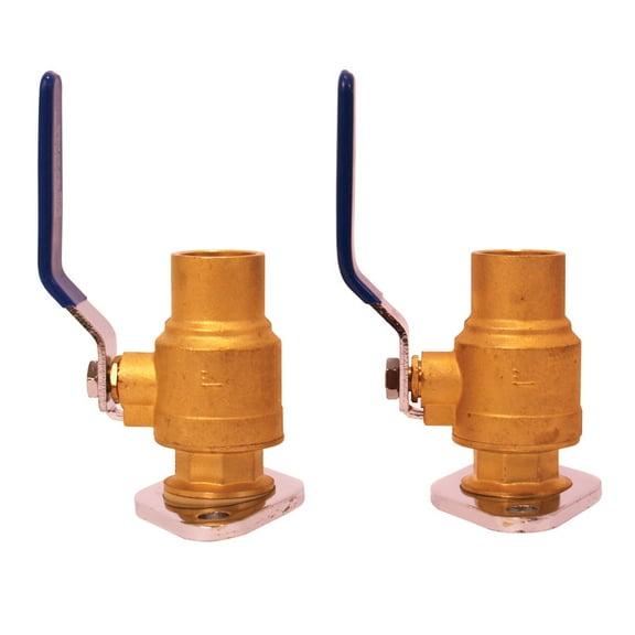 Grundfos 96806136 Dielectric Isolation Bronze Valve Kit for UP Series Circulator Pumps - 1" Sweat