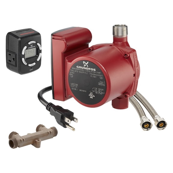 Grundfos UP15-10SU7P/TLC Hot Water Recirculation Pump 115V Stainless Steel Comfort System