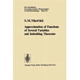 thumbnail image 1 of Grundlehren Der Mathematischen Wissensch Approximation of Functions of Several Variables and Imbedding Theorems, Book 205, (Paperback), 1 of 1
