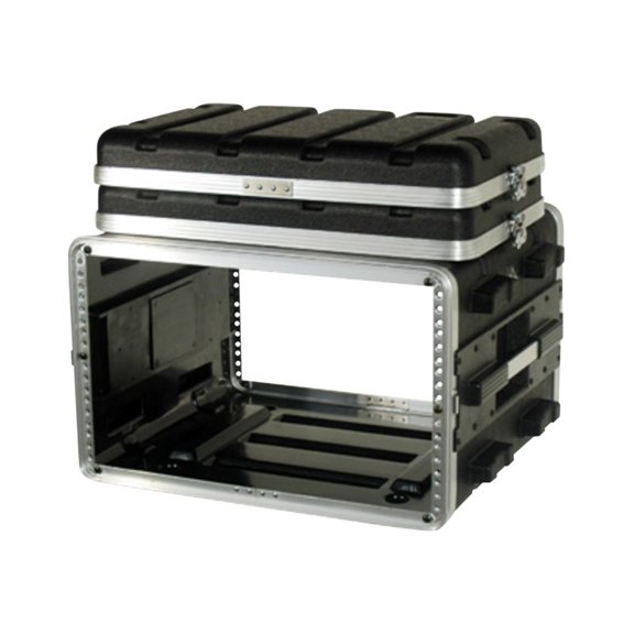 Grundorf ABS Series ABS-R0616 - Rack case for audio equipment - rugged - 6U - extruded aluminum - black