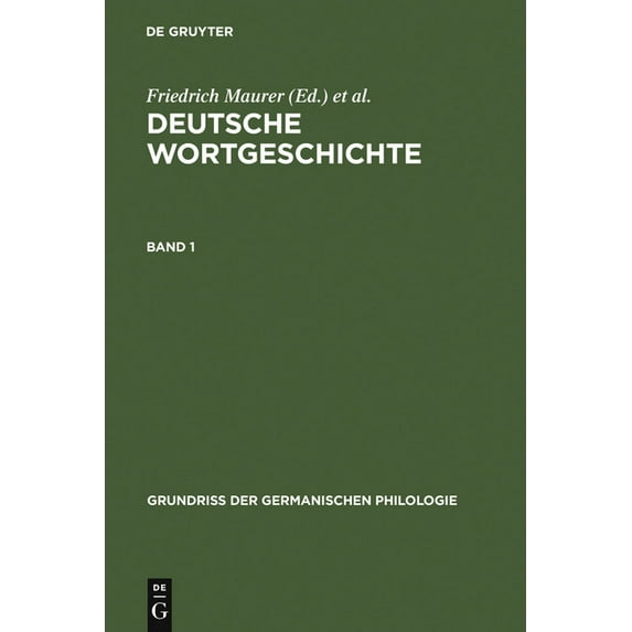 Grundrià Der Germanischen Philologie Maurer, Friedrich; Maurer, Friedrich; Maurer, Friedrich; Stroh, Friedrich; Stroh, Friedrich; Stroh, Friedrich; Rupp, Hei, Book 17, (Hardcover)