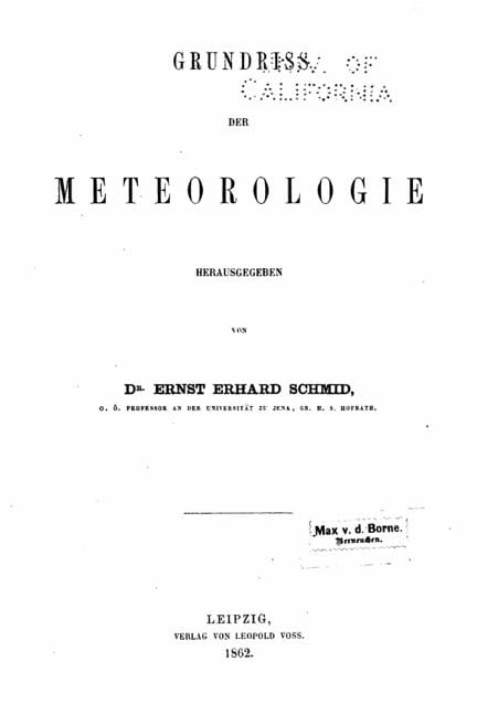 Grundriss der Meteorologie (Paperback)