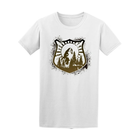 Grunge Adventure Mountain Emblem T-Shirt Men -Image by Shutterstock, Male Large