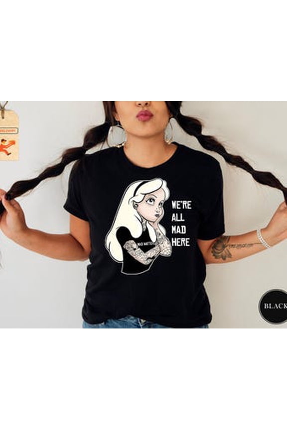 Grunge Alice In The Wonderland Shirt, Grunge Princess Shirt, Grunge Punk Alice Shirt, Disney Shirt, Cute Disney Princess, Princess Shirt, Dark Heather Tshirt