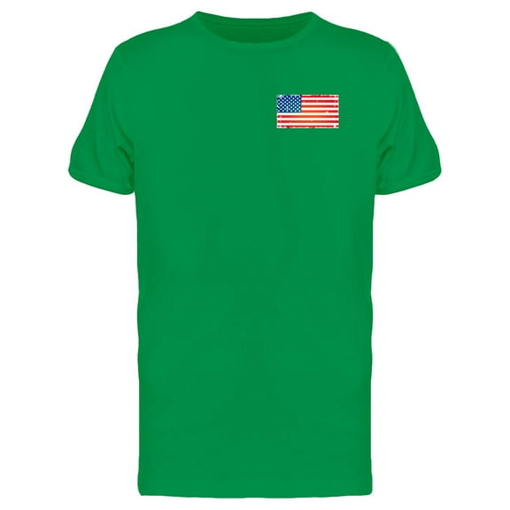 Grunge American Flag Doodle Tee Men's -Image by Shutterstock