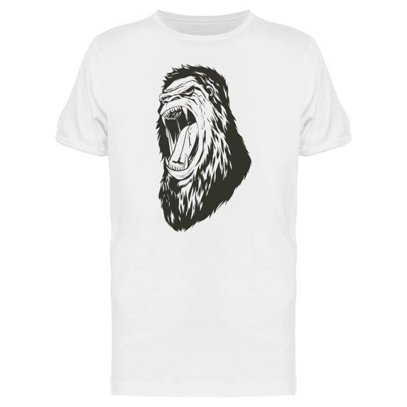 Grunge Angry Gorilla Tee Men's -Image by Shutterstock