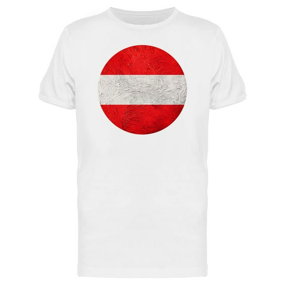 Grunge Austria Flag T-Shirt Men -Image by Shutterstock, Male Small