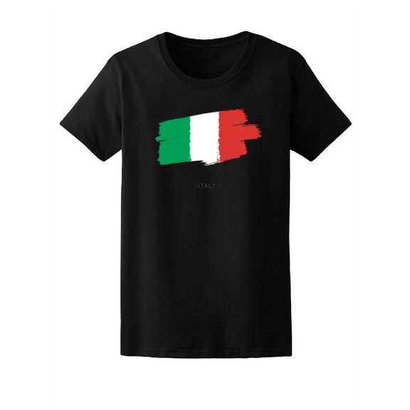 Grunge Brush Italy Flag Tee Women's -Image by Shutterstock