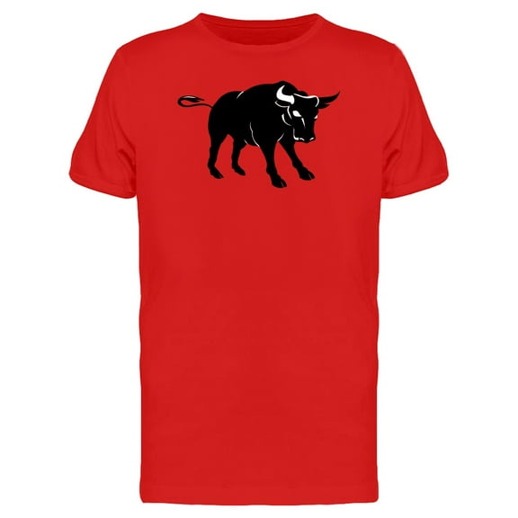 Grunge Bull Doodle T-Shirt Men -Image by Shutterstock, Male Small